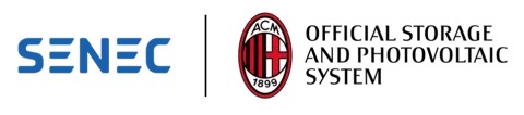 combined logo SENEC e AC Milan